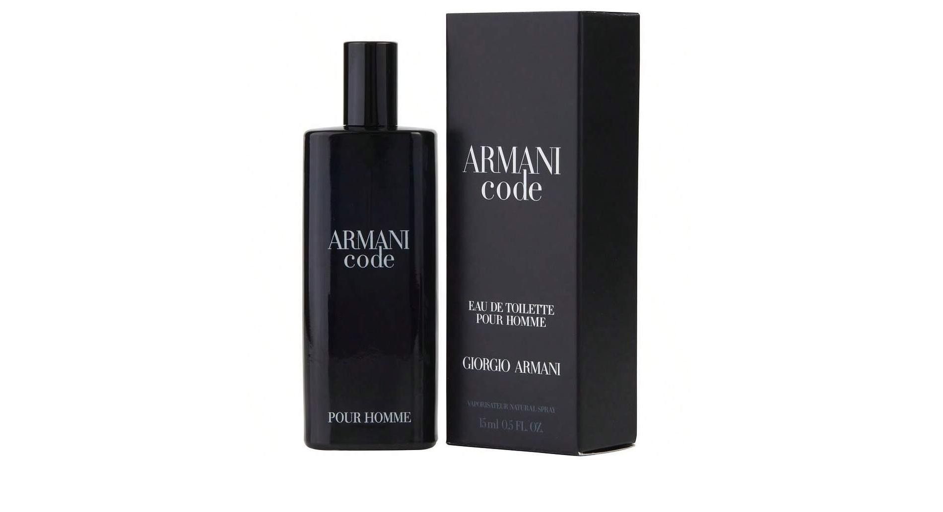 Armani Code By Giorgio Armani Tonka Bean, Tobacco, Leather, Star Anise, Olive Blossom Men Edt Spray 0.5 Oz 2004 Romantic 0.5 Oz Fragrance