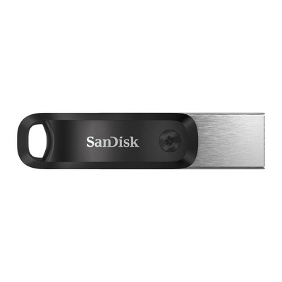 SanDisk 128GB iXpand Flash Drive Go with Lightning and USB 3.0 connectors,  for iPhone/iPad, PC and Mac