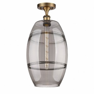 Vaz - 1 Light Semi-Flush Mount In Industrial Style-19.75 Inches Tall and 10 Inches Wide - 1 of 1