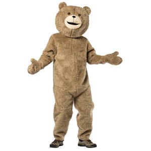Imposta Costumes Adult Teddy Bear Costume Bodysuit One Size Brown - 1 of 1
