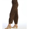 Women's Mineral Washed Cotton Lantern Pant - Jess & Jane - 2 of 2