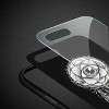 Reiko iPhone 8 Plus Hard Glass Design TPU Case with Dreamcatcher Design in Black - 3 of 4