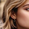Ross-Simons 10kt Yellow Gold Oval-Link Drop Earrings - 2 of 3