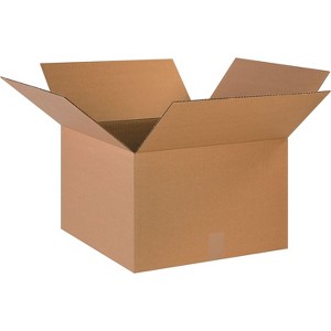 Box Partners Heavy-Duty Boxes 18" x 18" x 12" Kraft 25/Bundle HD181812 - 1 of 1
