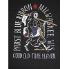 Milwaukee Good Old-Time Flavor 1844 Pabst Blue Ribbon Women's Black Crop Top - 2 of 3
