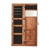 Kumasinova 47.5" Full Length Mirror with Jewelry Armoire Cabinet,Over the Door Mirror with LED Lights,Solid Wood Wall Mirror for Bedroom,Living Room - 3 of 4
