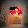 5"H Sullivans Christmas Red Christmas Truck Nightlight  Red-Green - 3 of 4