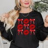 Simply Sage Market Women's Graphic Sweatshirt Lips Coquette Bow Chart - 2 of 2