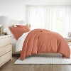 3 Piece Duvet Cover & Shams Set - Soft and Breathable, Double Brushed Microfiber, Wrinkle Free - Becky Cameron - 2 of 4
