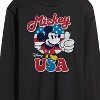 Men's - Disney - Mickey USA Long Sleeve Graphic T-Shirt - 2 of 4