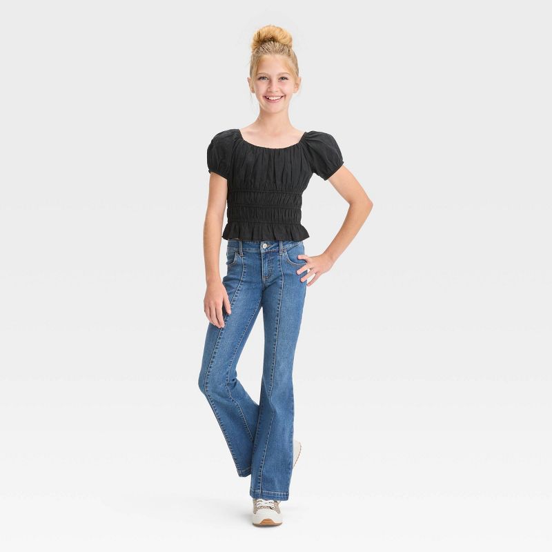 Girls' Low-Rise Flare Jeans - art class™, 4 of 7