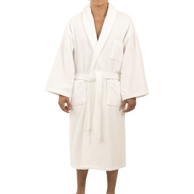 Pure Cotton Mens Terry Cloth Bathrobe 