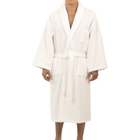 Alpine Swiss Pure Cotton Mens Terry Cloth Bathrobe Super Absorbent Spa Robe  Wht Xlxxl : Target