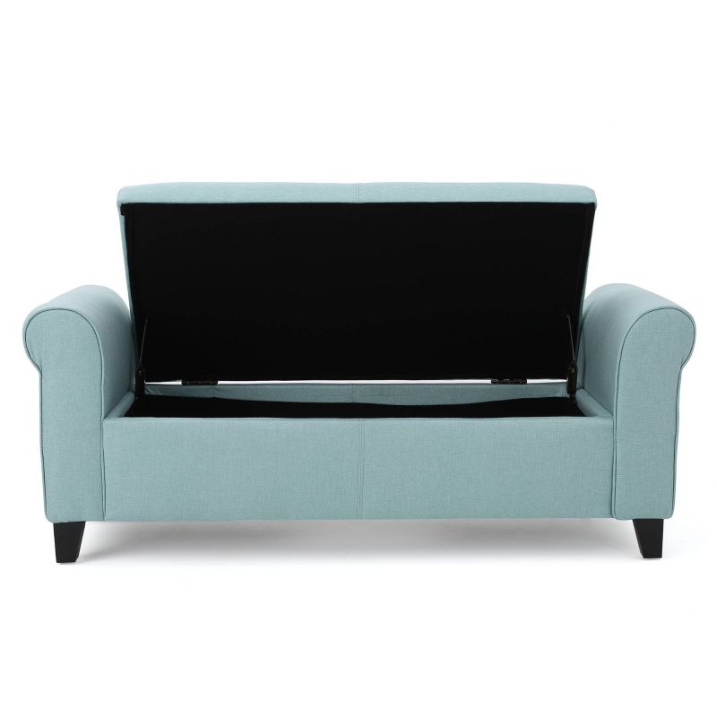 Hayes Armed Storage Ottoman Bench - Christopher Knight Home, 6 of 8