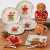 72oz Earthenware Holiday Magic Gingerbread 3-D Cookie Jar - Certified International - 2 of 3