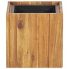 vidaXL Garden Raised Bed Flower Pot Plant Box Outdoor Solid Acacia Wood - 3 of 4