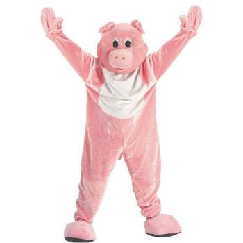 Dress Up America Pig Mascot for Kids and Teens
