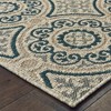 Oriental Weavers Latitude 609X3 Grey/ Teal Indoor/Outdoor Area Rug - 3'3" x 5' - 2 of 3