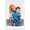 PosterPalooza | White Frame with White Photo Mat, UV Acrylic Front, Foam Board Backing, 60 Sizes Available - 2 of 4
