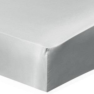PiccoCasa 14" Silky Deep Pocket Breathable Soft Fitted Sheet - 1 of 4