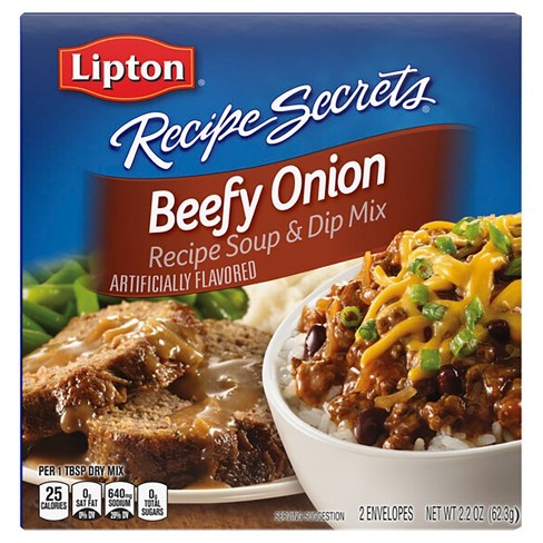 Lipton Recipe Secrets Beefy Onion Soup Dip Mix 2 2oz Target