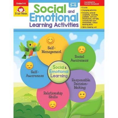 Social and Emotional Learning Activities, Grades 5-6 - by  Evan-Moor Educational Publishers (Paperback)