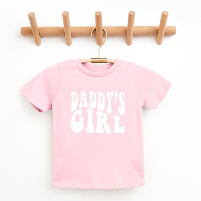 The Juniper Shop Daddy's Girl Wavy Toddler Short Sleeve Tee