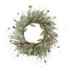 Whisen D24" Foliage/Cedar Christmas Wreath - 4 of 4