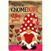 Briarwood Lane There's Gnomebody Like You Valentine's Day Burlap Garden Flag 18" x 12.5" - 3 of 4