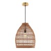 Elodia 15 Inch Pendant - Natural - Safavieh. - image 3 of 4