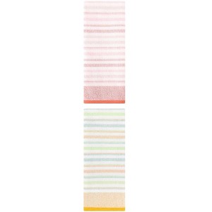 REGALWOVEN 2 Pack Striped Cotton Soft Absorbent Hand Towels for Bathroom, Kitchen, Hotel 13" x 27" - 1 of 4