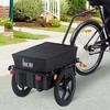Anybear Bicycle Cargo Trailer Removable Box Waterproof 16in Wheels 180lbs Garden Cart - 2 of 4
