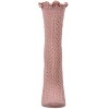 Memoi Women's Ruffle Pointelle Crew Socks - 2 of 3