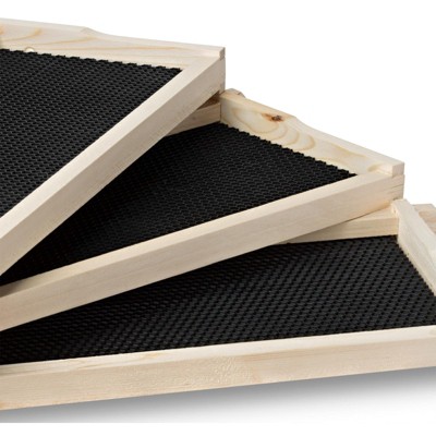 Natural Wood Langstroth Beehive Super Box with Frames