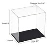 Unique Bargains Acrylic Dustproof Protection Crafts Collectibles Display Box - 2 of 4