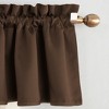 54"x18" Sun Zero Room Darkening Seymour Rod Pocket Curtain Valance - 2 of 3