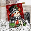 Briarwood Lane Winter House Flag 40x28 For Outdoor Snowman With Cardinals For Winter House Flag - 4 of 4