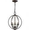 Livex Lighting Arabella 3 - Light Chandelier in  Bronze/Antique Brass - 2 of 3