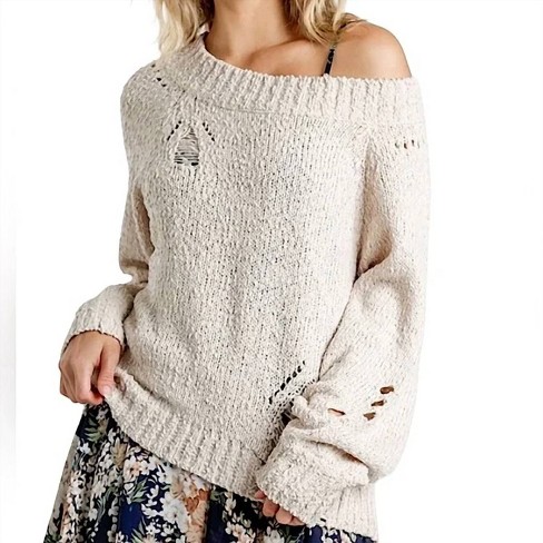 Umgee distressed sweater store
