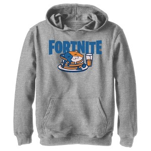 Boy's Fortnite Meowscles Pancakes Pull Over Hoodie - 1 of 4