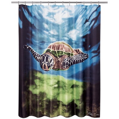 Sea Turtle Shower Curtain - Allure Home Creation