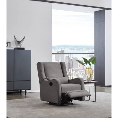 Westwood Design Elsa Manual Swivel Glider Harbor - Gray
