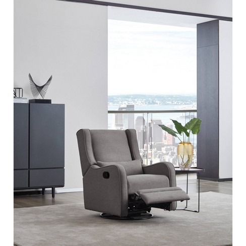 Westwood Design Elsa Manual Swivel Glider Harbor - Gray - image 1 of 4