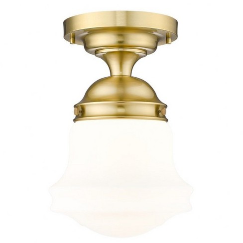 Z-lite Vaughn 1 - Light Flush Mount In Luxe Gold : Target