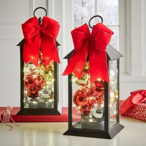 BrylaneHome 12"H Led Ornament Lanterns, Set Of 2 - 1 of 1