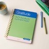 Papier 150pg Guided Notebook 9.84"x7.48" Gratitude Journal Blue Green - 4 of 4
