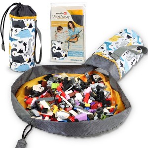 Creative QT SlideAway, On-The-Go Mini Storage Bag and Table Top Play Mat, Room and Travel Organizer - Dinosaur Print - 1 of 4