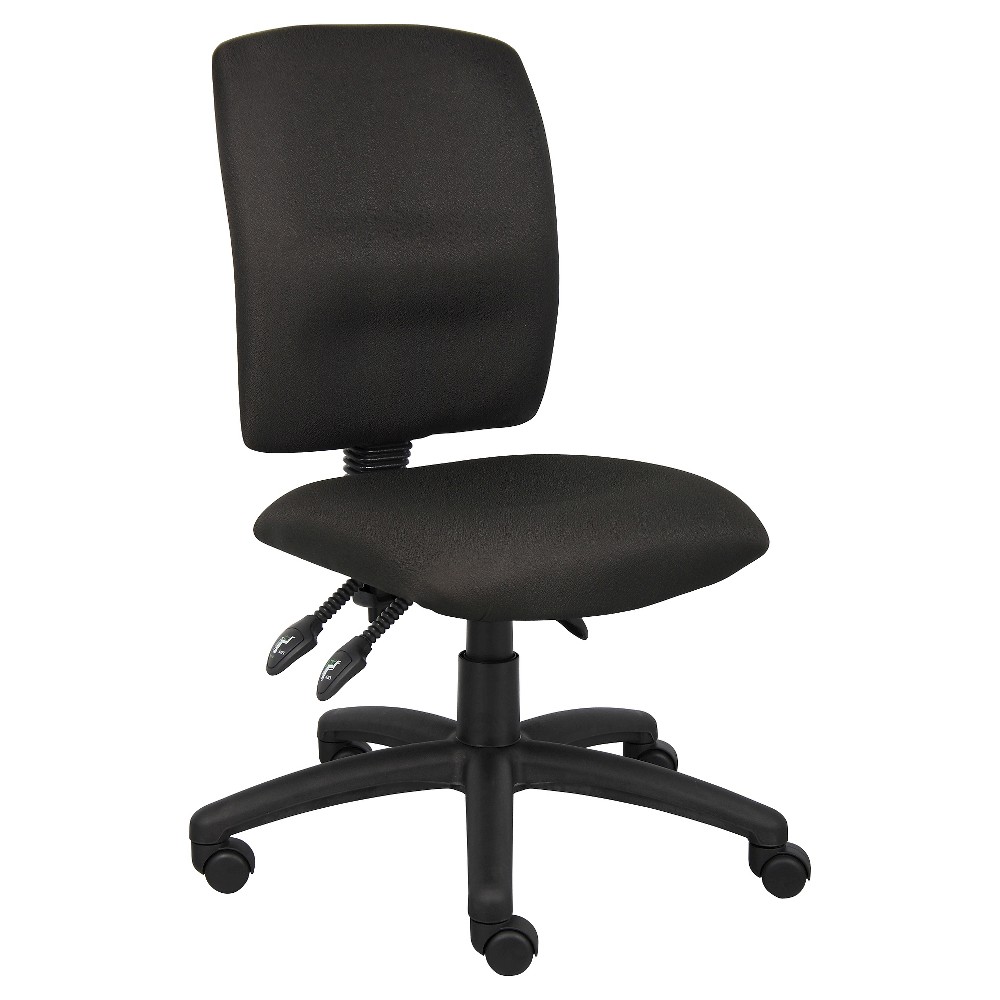 Photos - Computer Chair BOSS Multi-Function Fabric Task Chair Black -  Office Products 