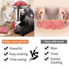 Bbday Multifunction Easy Clean Electric Meat Grinder And Sausage Stuffer  With 3 Sized Grinding Plates, Kubbe Attachment, And Sausage Attachment,  Black : Target