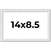 PosterPalooza | Photo Size Textured White Picture Frame - UV Acrylic, Foam Board Backing, Hanging Hardware - 2 of 4